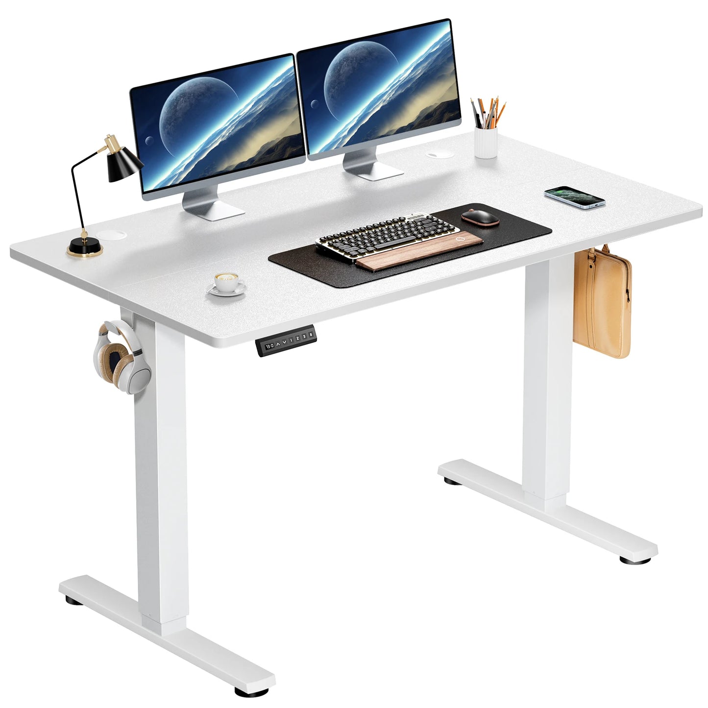 JHK Electric Height Adjustable Standing Desk Sit Stand Ergonomic Workstation