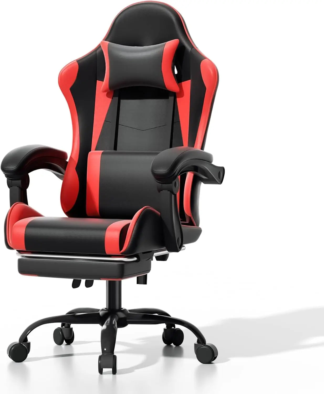 Athena Collection Ergonomic Carbon Fiber Black Gaming Chair