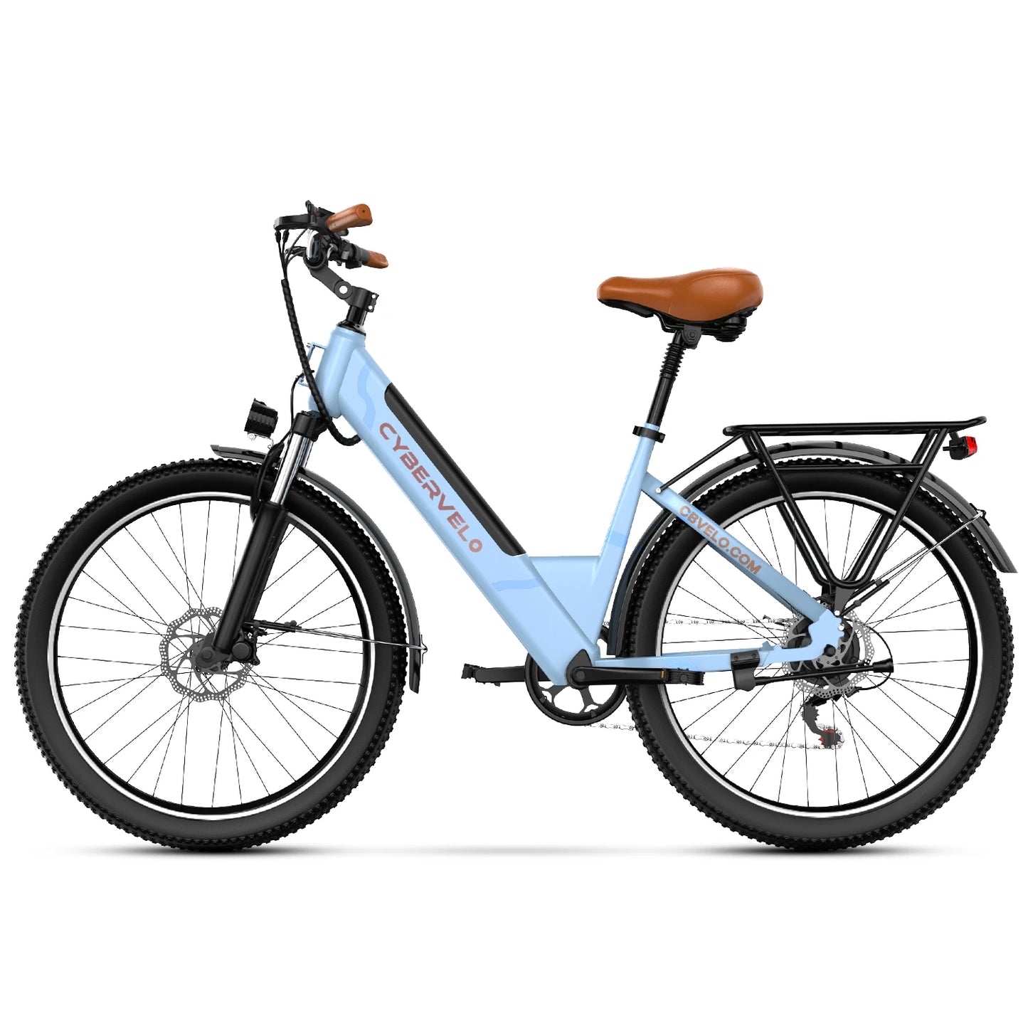 Cybervelo Urban Commute 1000W Electric Bike With Detachable Battery