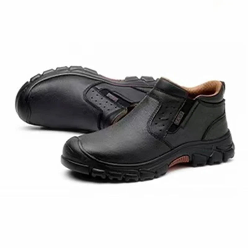 Men's Composite Toe Work Boots With Metatarsal Guard Puncture-Proof