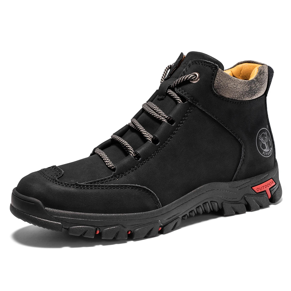Men's Vintage Chukka Boots Top Layer Cowhide Leather Casual Shoes