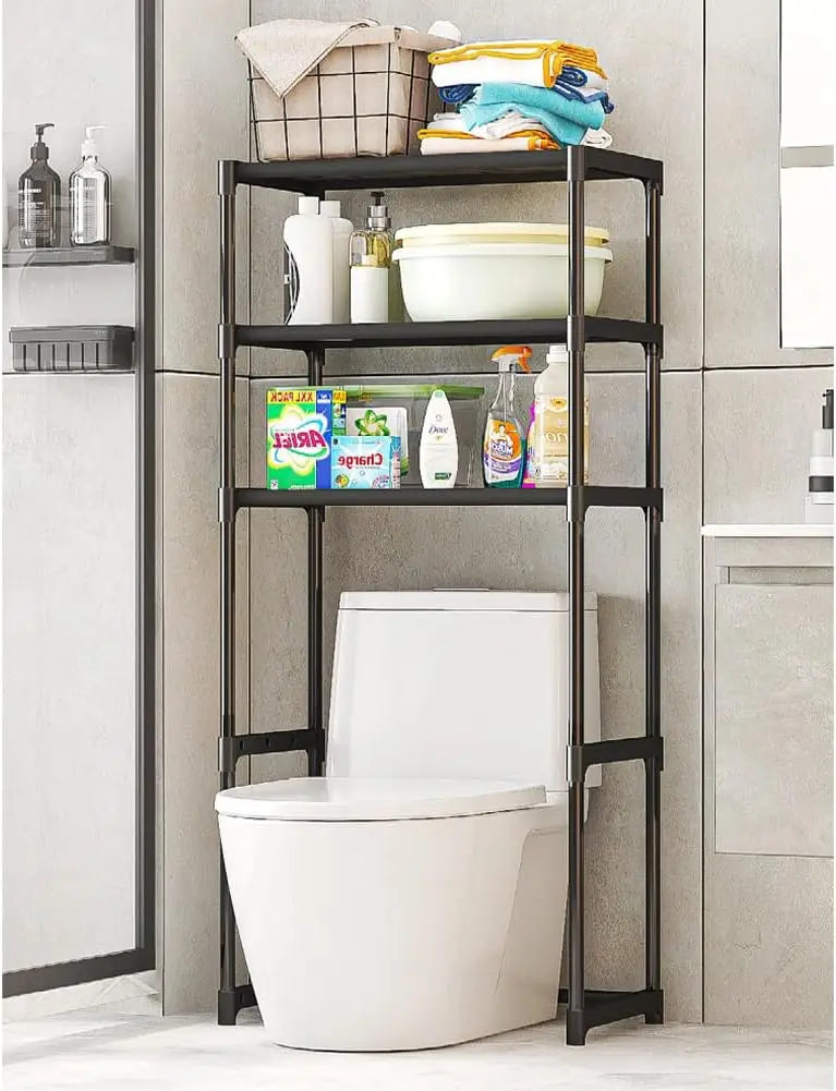 TWISTER.CK Over Toilet Storage Cabinet 3-Tier Metal Organizer