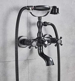 Shinesia Waterfall Bathtub Faucet With Handshower Dual Hot Cold