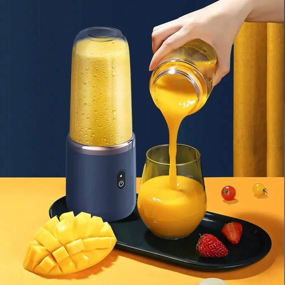 DIAMRI Compact Travel Blender Rechargeable Juicer Cup Ice Crusher