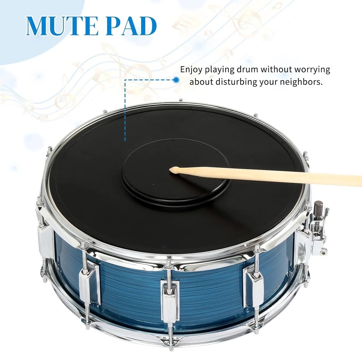 Snare Drum Set With Drumstick Holder And Bag For Student