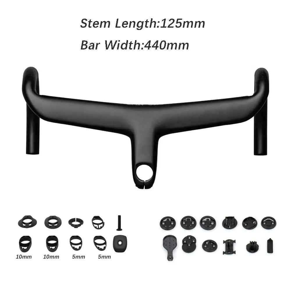 Elita One Road Carbon Handlebar With Internal Cable Routing