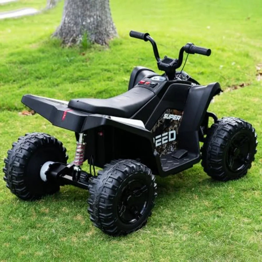 24V Ride On ATV Quad Electric Toy With LED Headlights