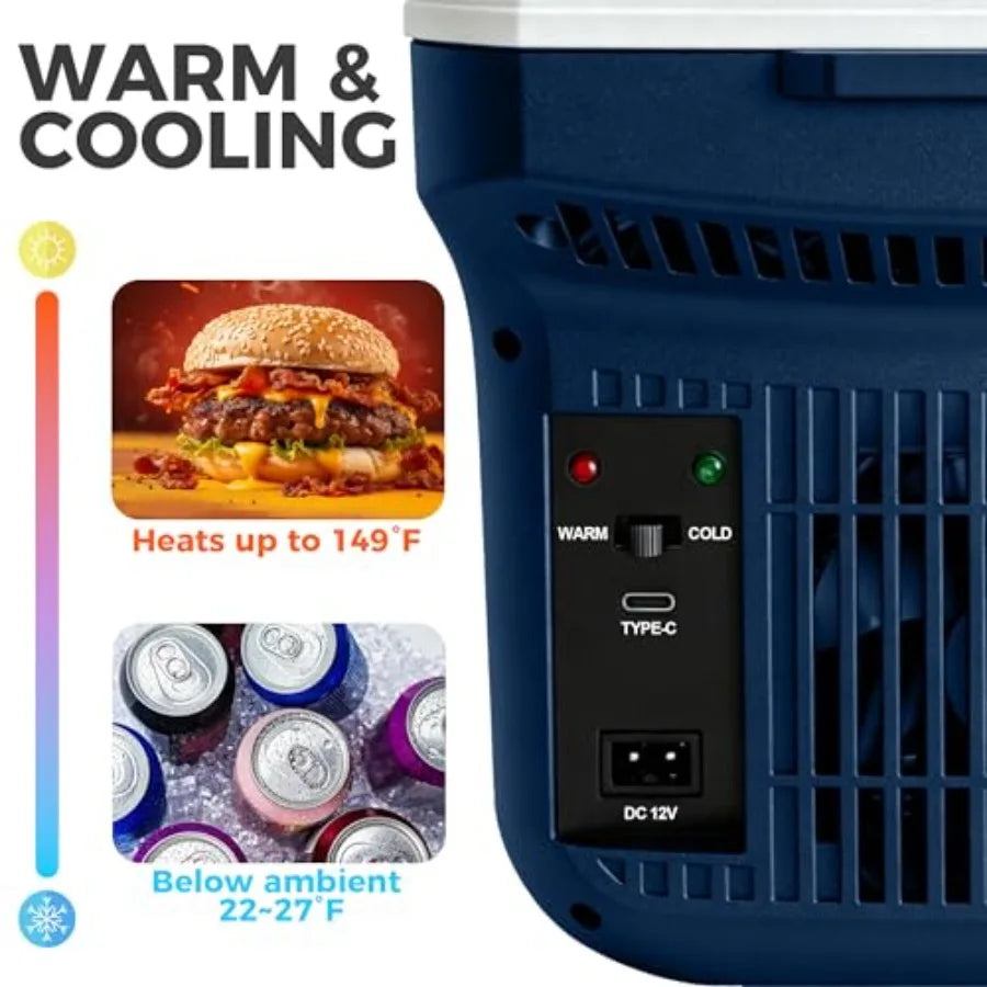 Portable Car Thermoelectric Cooler Fridge 9V Type C