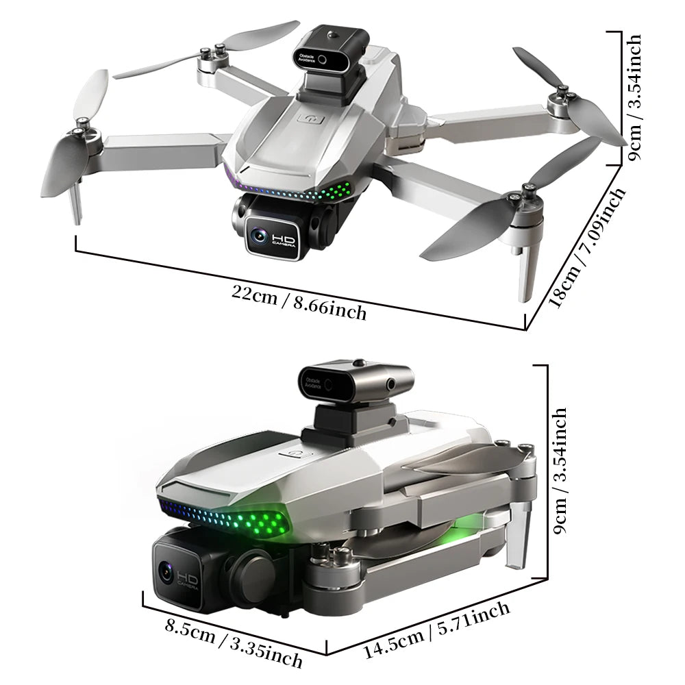 EY S50 Pro GPS Drone With 2 Batteries Large Screen Remote Real Time HD Camera