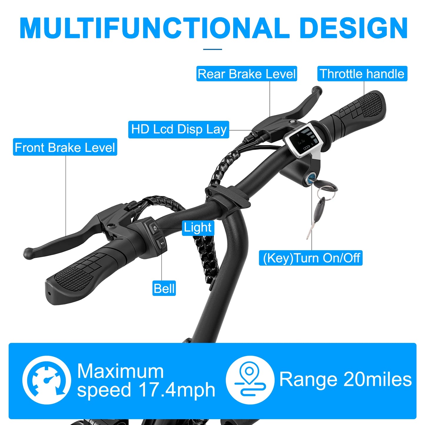 EILLEO SPACEWALK Adjustable Seat Electric Scooter 36V 500W