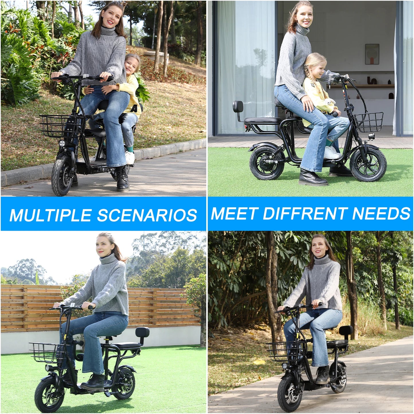 EILLEO SPACEWALK Adjustable Seat Electric Scooter 36V 500W