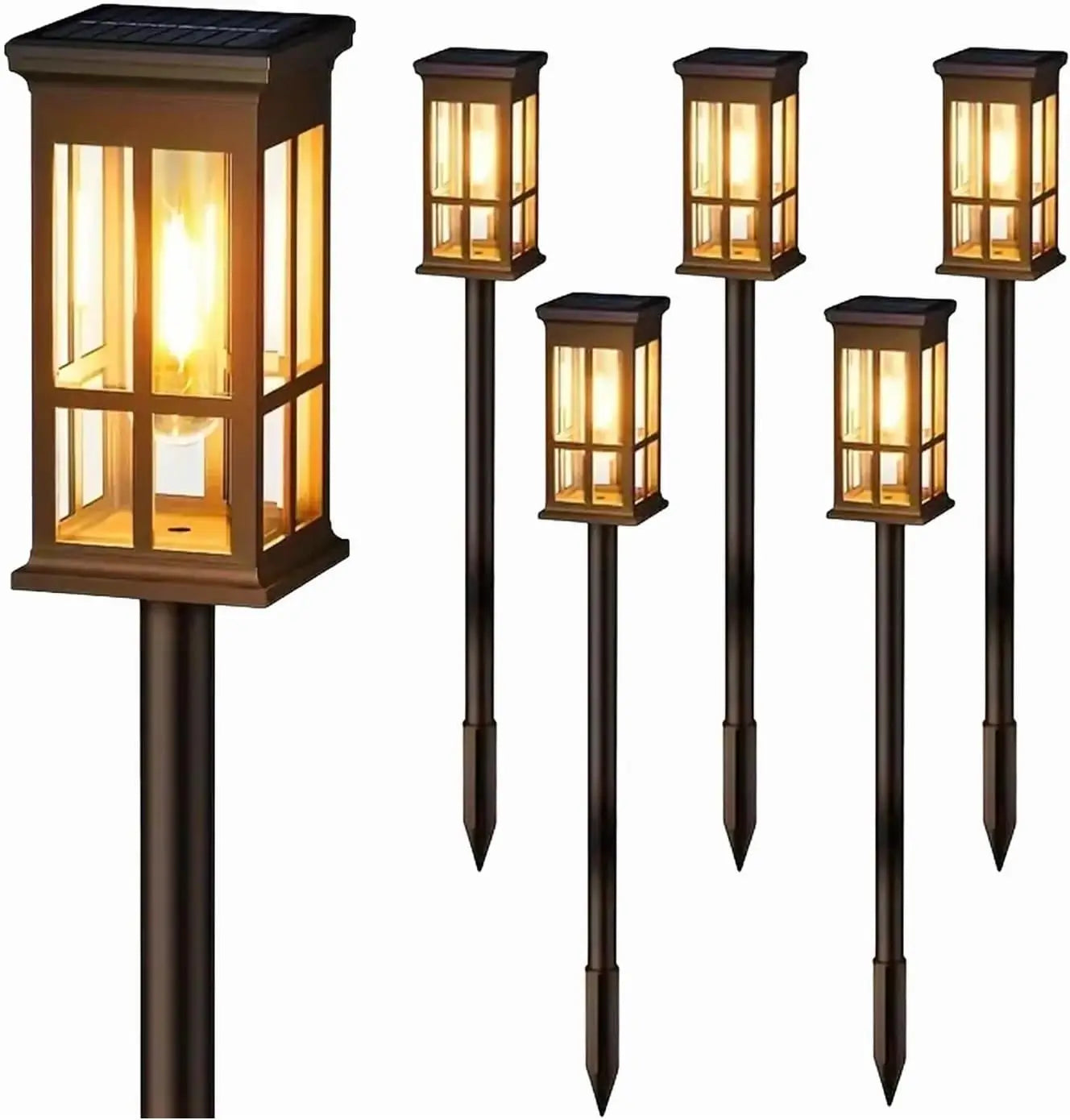 Solar Pathway Lights Outdoor LED Lamp Waterproof Landscape Garden Walkway