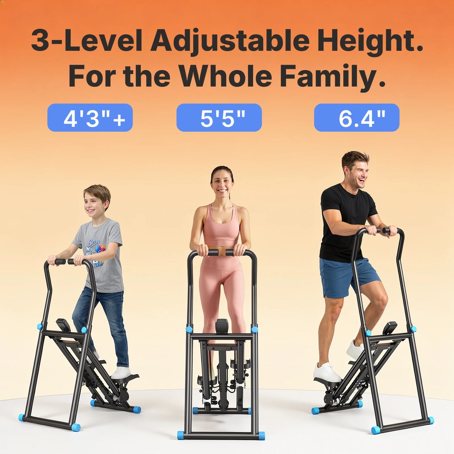 Merach Foldable Multi-Functional Adjustable Stair Stepper Climbing Machine