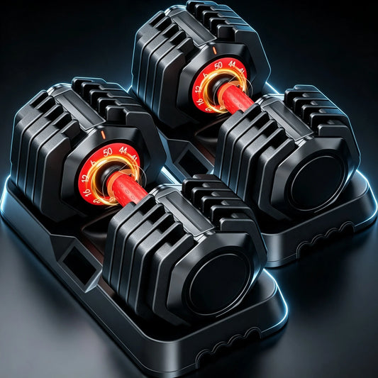 Adjustable Weight Dumbbell Set With Stand For Home Fitness