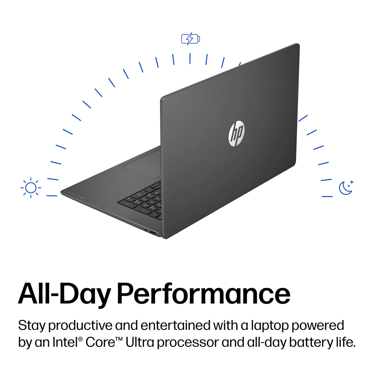 HP OmniBook 3 17.3" Full HD Touchscreen Laptop, Intel Core Ultra 7 355, Up to 64GB DDR5 RAM, 2TB SSD, Windows 11 Home
