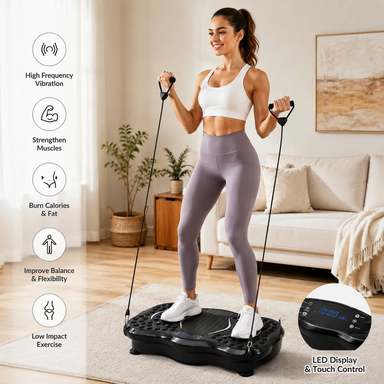 Aehome Whole Body Vibration Plate With Remote