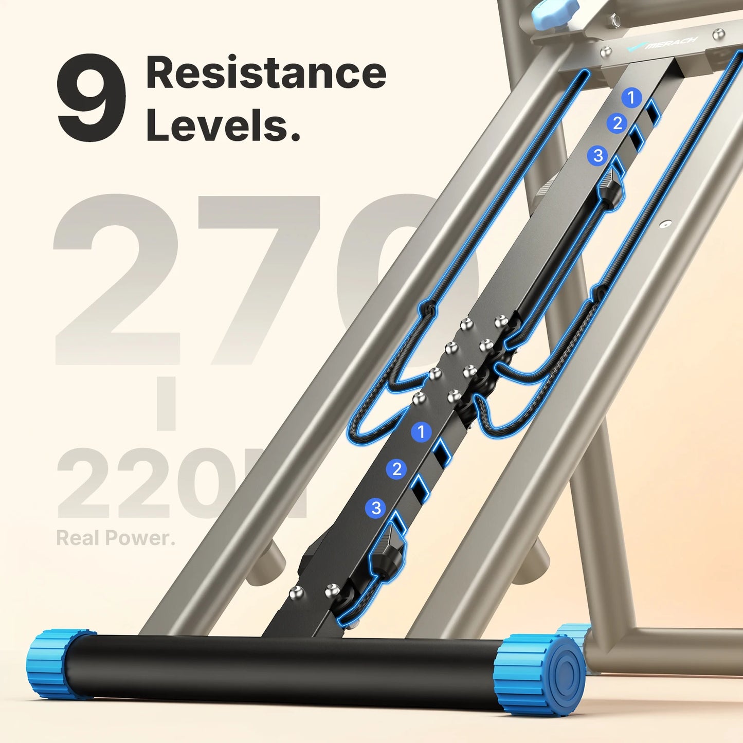 Merach Foldable Multi-Functional Adjustable Stair Stepper Climbing Machine