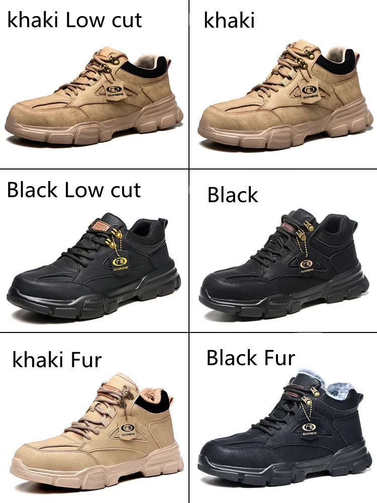 Protective Steel Toe Shoes For Work Men Women Kevlar Insole