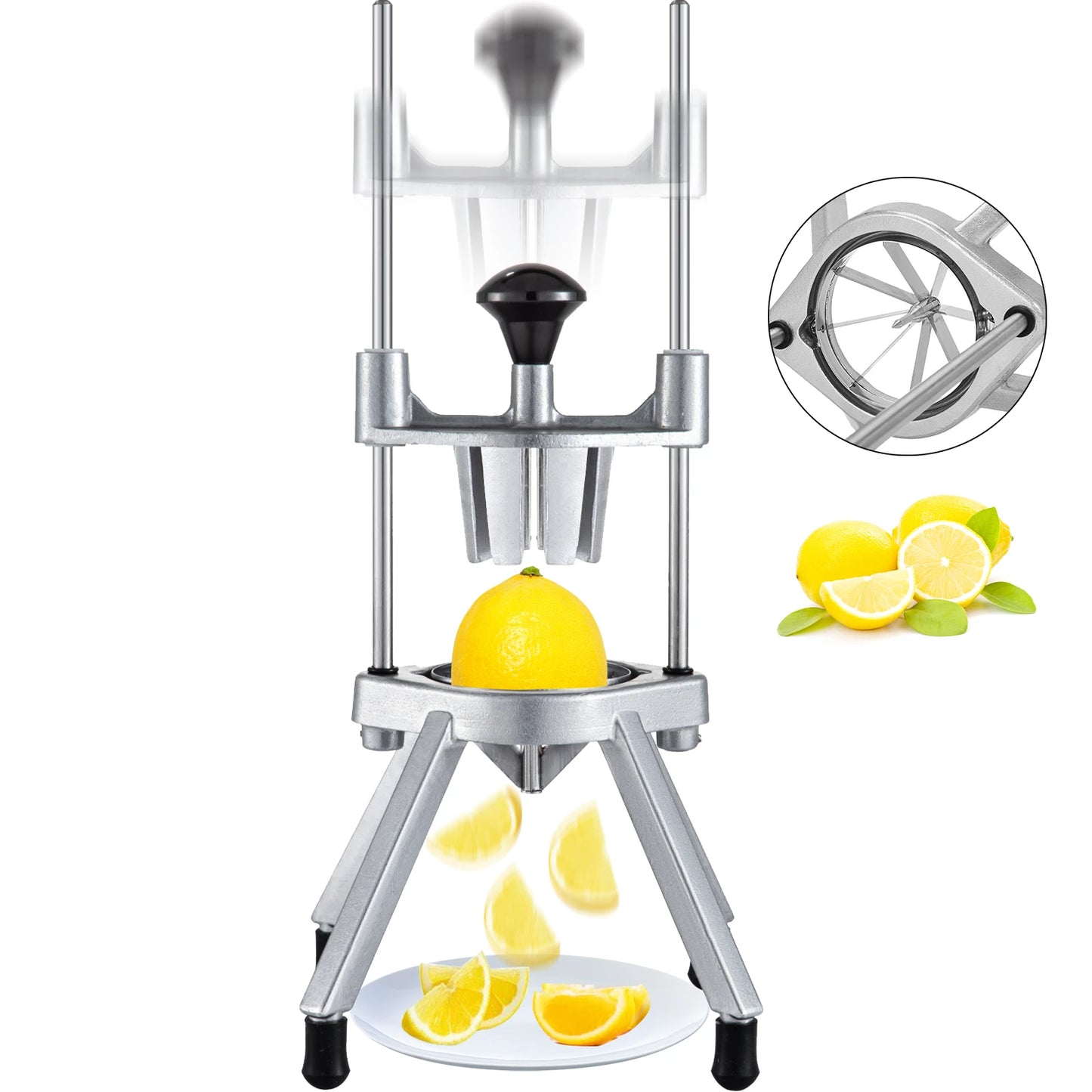 SucceBuy 4-6-8 Section Lemon Wedge Slicer For Fruits And Vegetables