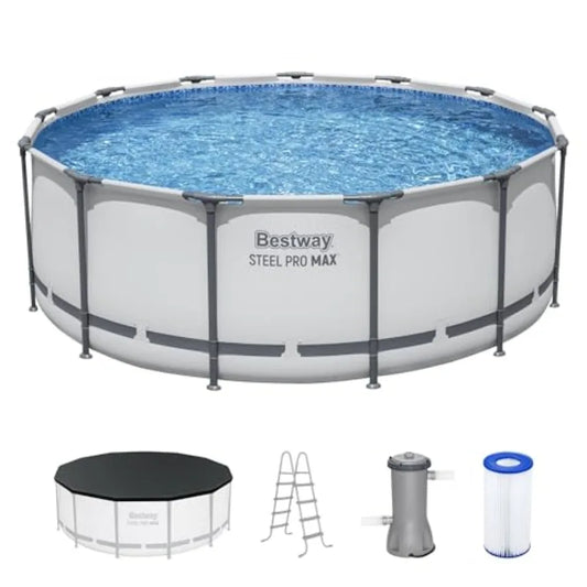 Steel Pro MAX Above Ground Pool Set With Filter Pump