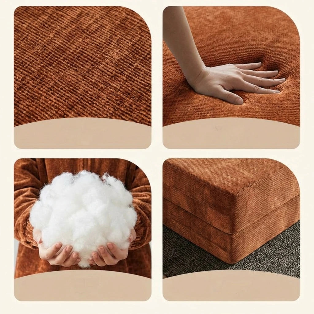Living Room Sofa Bed With Memory Foam Modular Couch Set