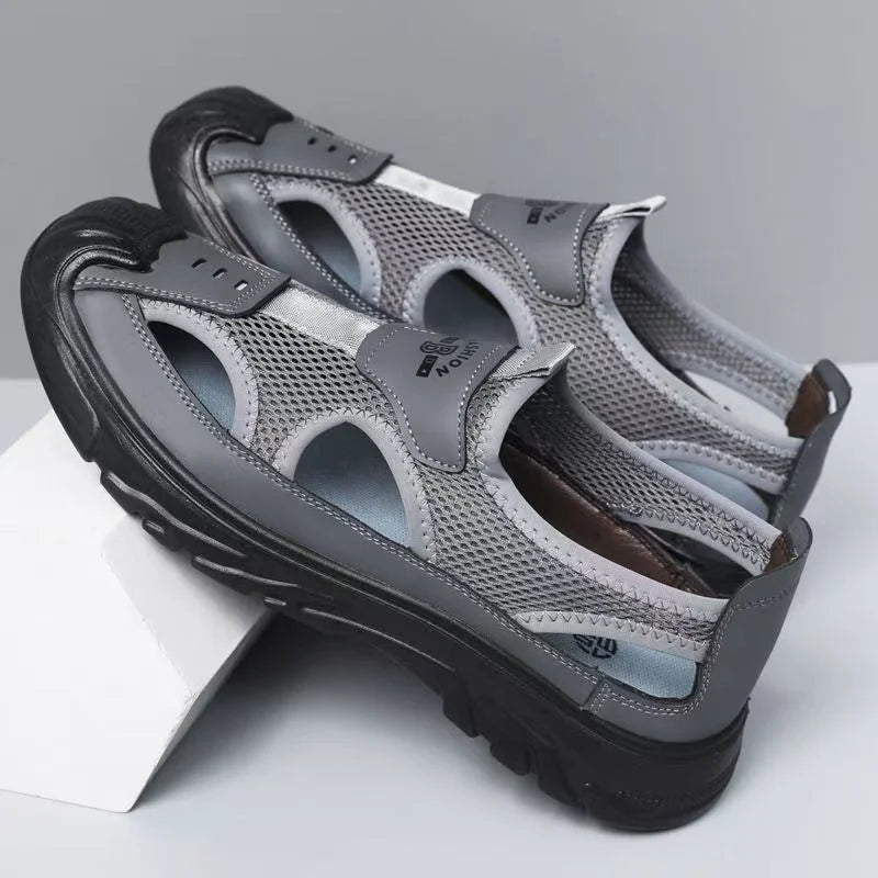 Men's Breathable Mesh Sandals Outdoor Lightweight Beach Shoes