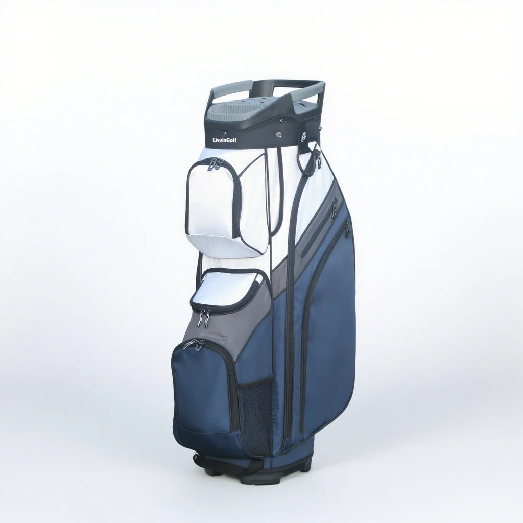 LivsinGolf 15-way Golf Cart Bag with Locking Club Dividers