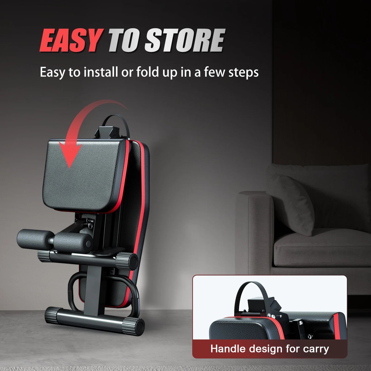 Pre-Assembled Foldable 14-in-1 Dumbbell Bench