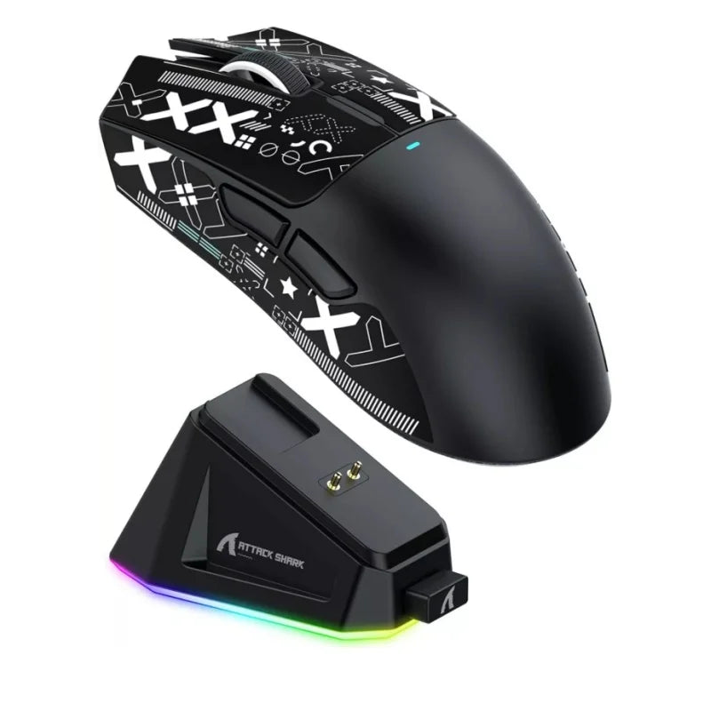 Attack Shark X11 Wireless Gaming Mouse With RGB Dock
