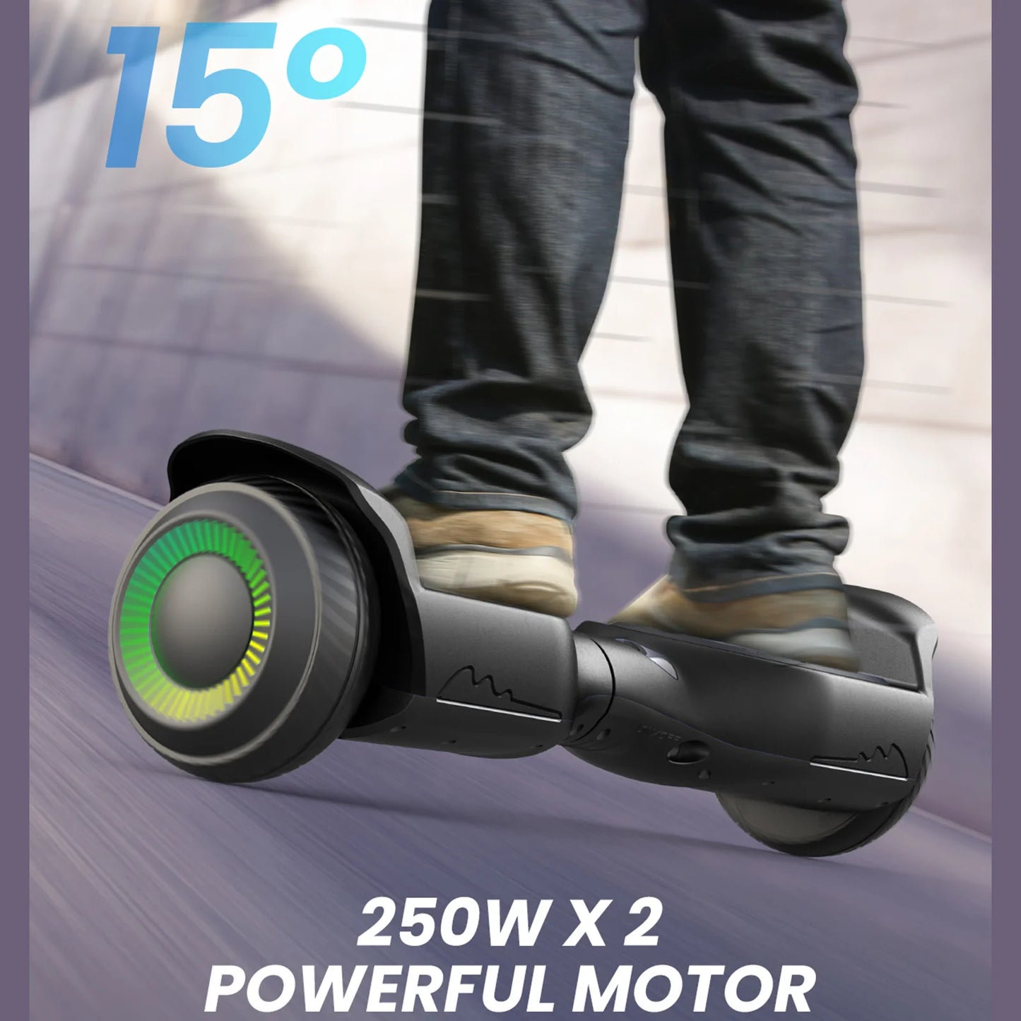 Gyroor Self Balancing Hoverboard All Terrain With Led Lights Bluetooth For Kids