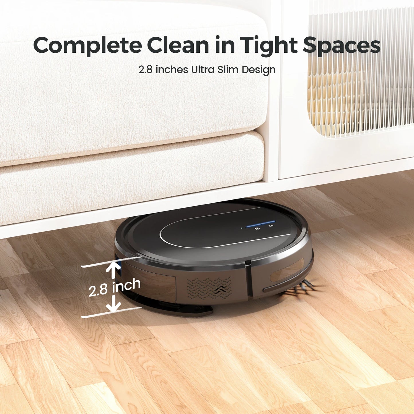 INSE 3in1 Robot Vacuum Cleaner With Auto Return Charging Alexa