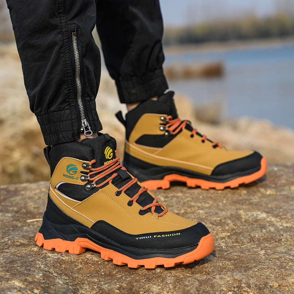VEIGAR Protective Work Shoes For Men With Steel Toe Cap
