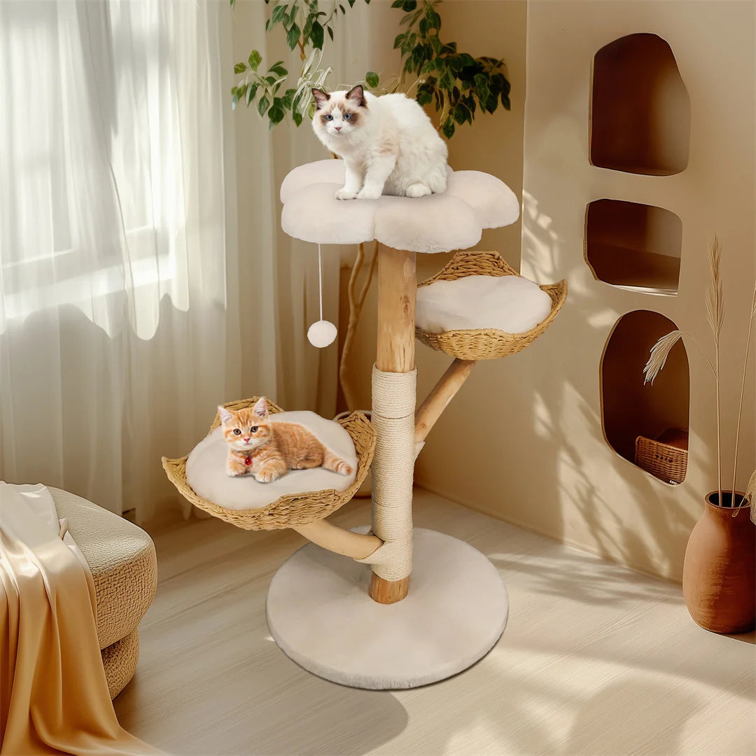 BINGOPAW CN Modern Cat Tree Climbing Tower With Scratching Post