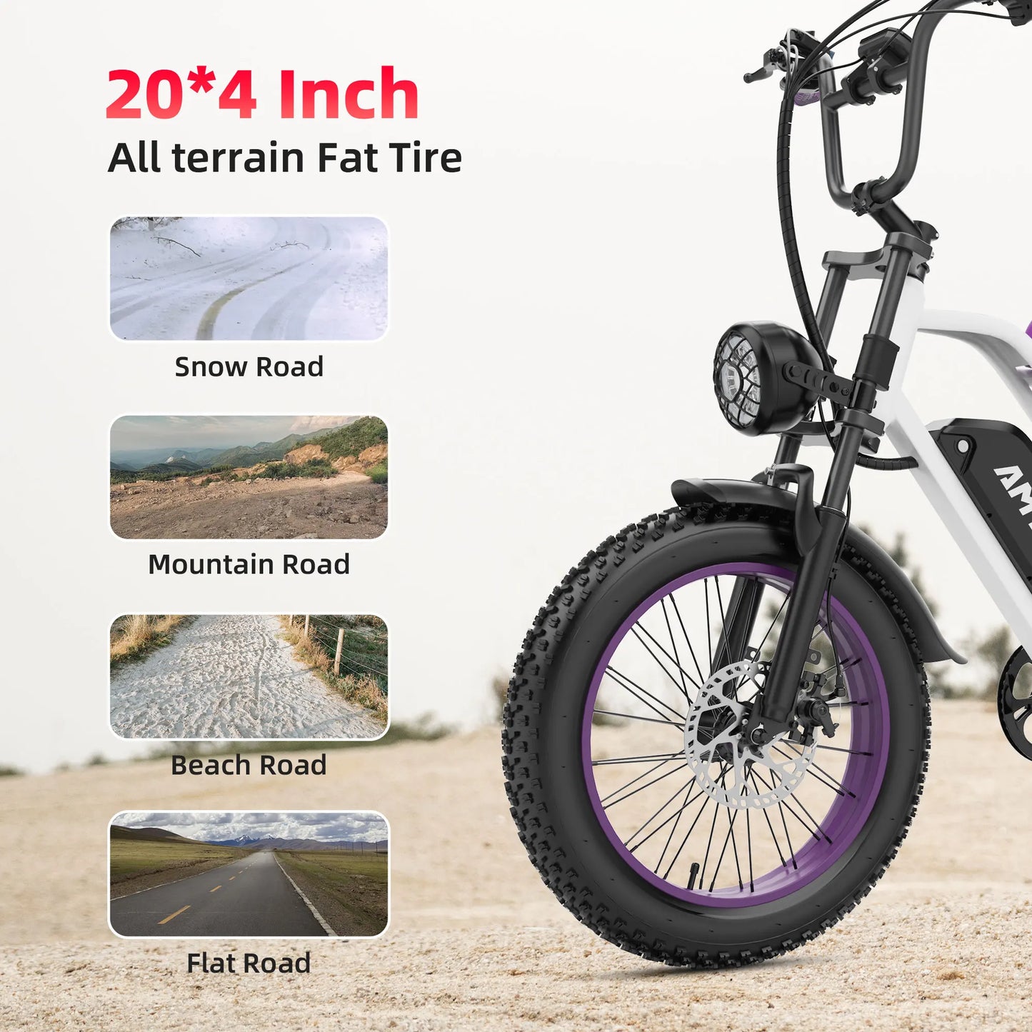 Am yet V9 G60 1000W Adults Electric Bike With 48V Battery