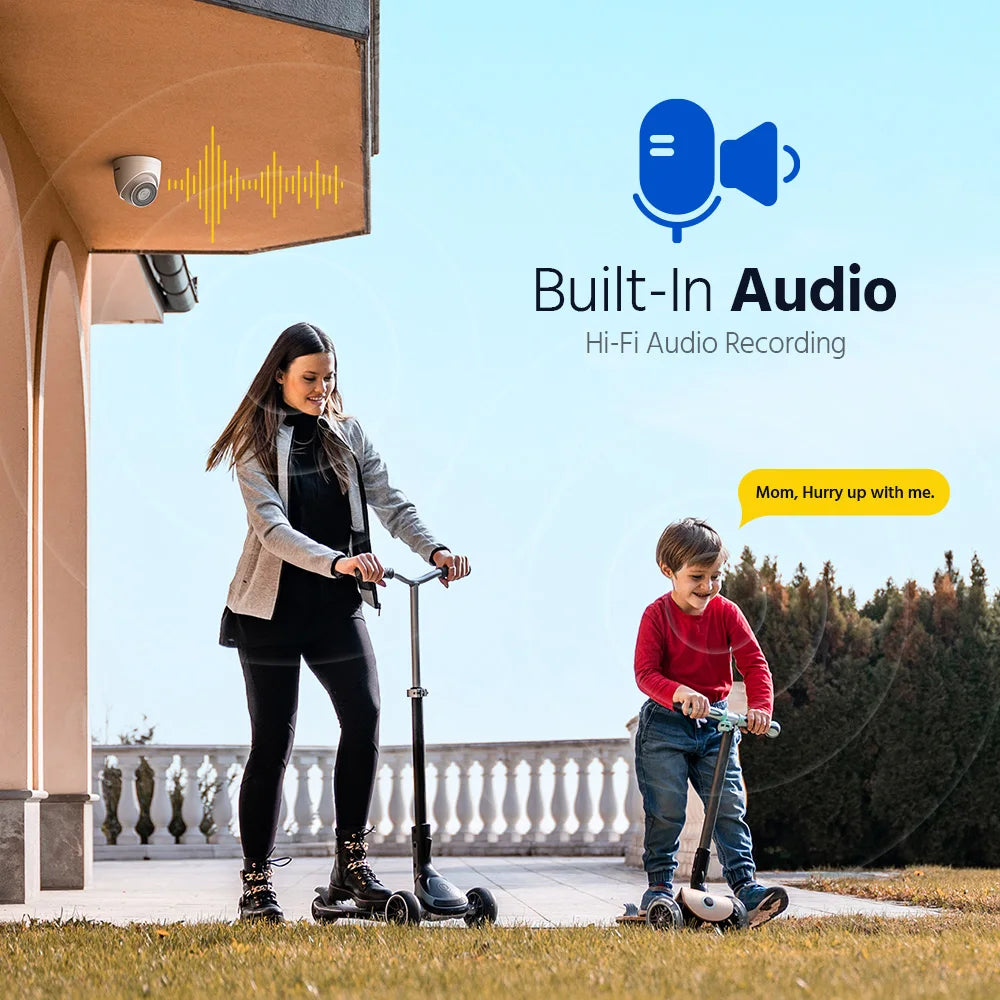 ANNKE 4K PoE Security Camera Outdoor Indoor With Audio