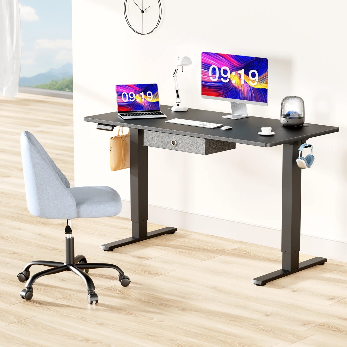 JHK Electric Standing Desk Height Adjustable Ergonomic Workstation