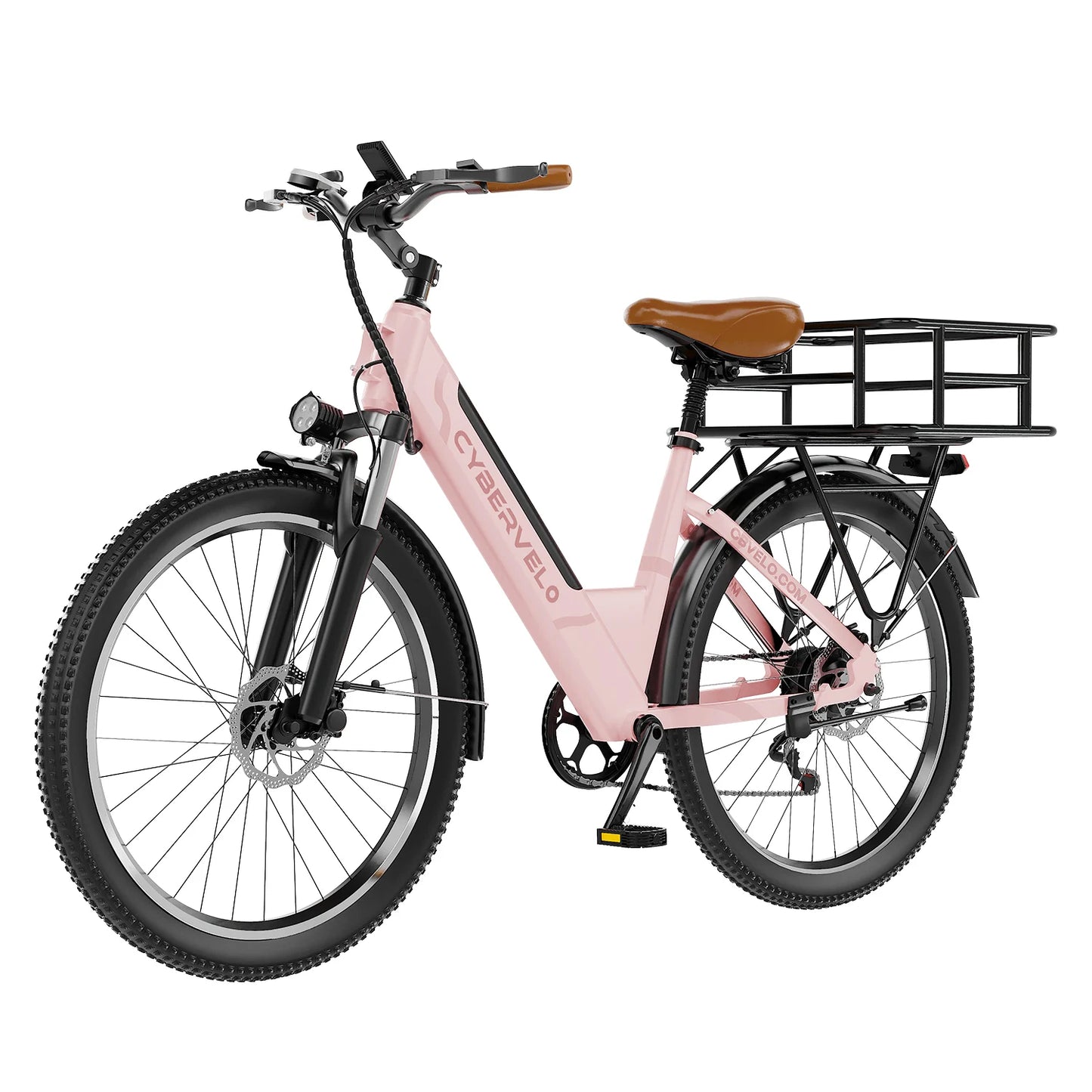 Cybervelo 1000W Peak Electric Bike 80 Mile Range