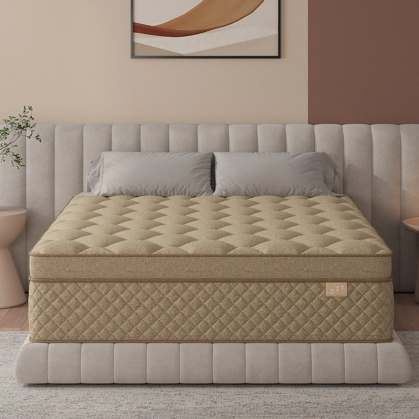 Sweetlove Twin Full Queen King Gel Foam Hybrid Pocket Spring Mattress
