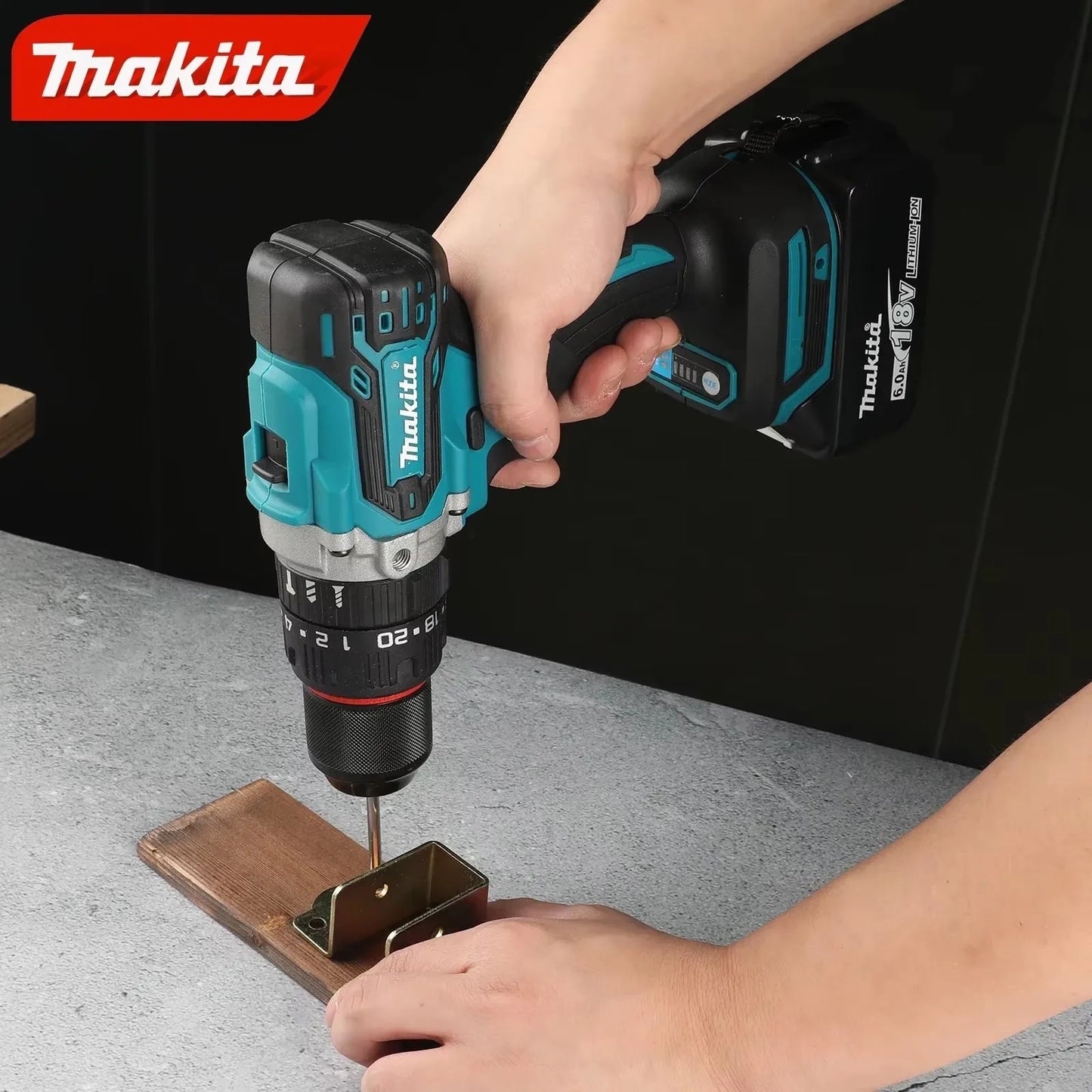 Makita DDF487 Brushless Cordless Electric Drill Screwdriver Driver Combo Power Tool Kit for 18V Makita Battery Pack System