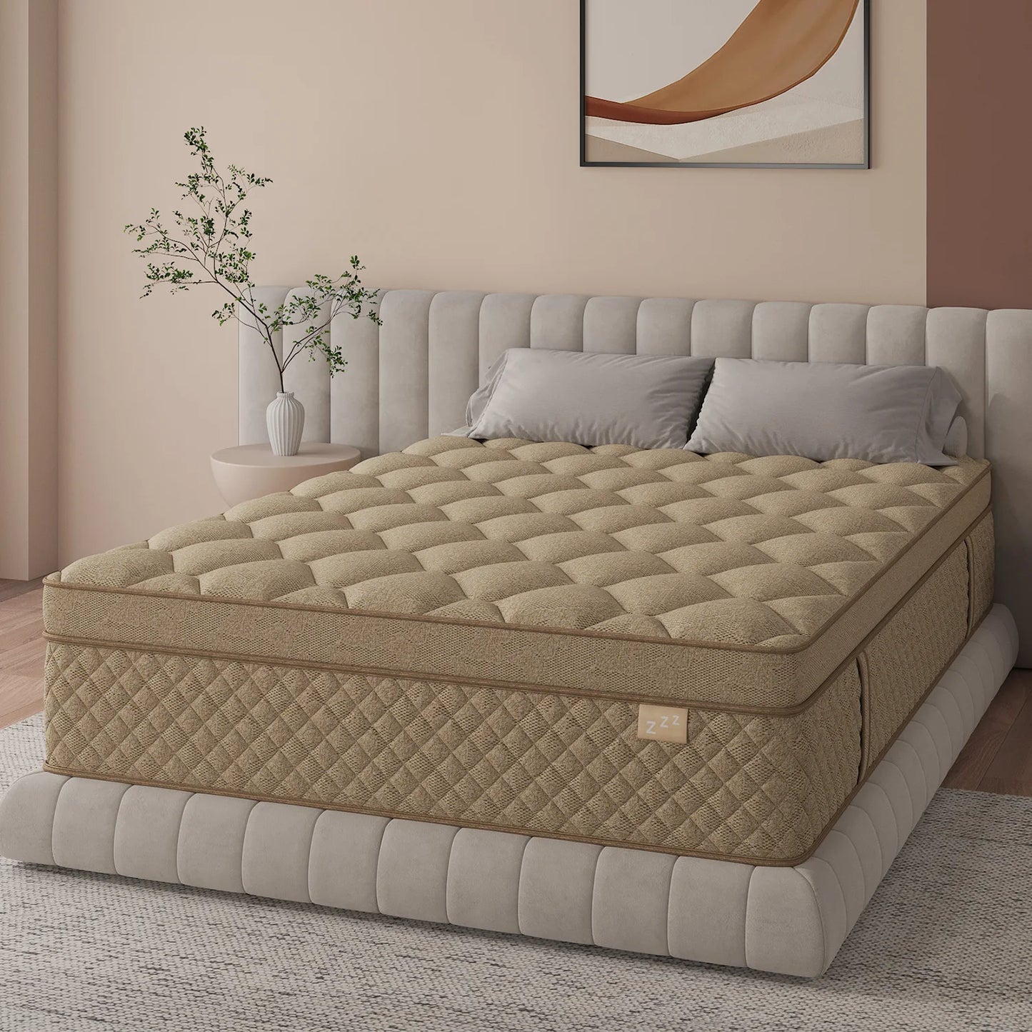Sweetlove Twin Full Queen King Gel Foam Hybrid Pocket Spring Mattress
