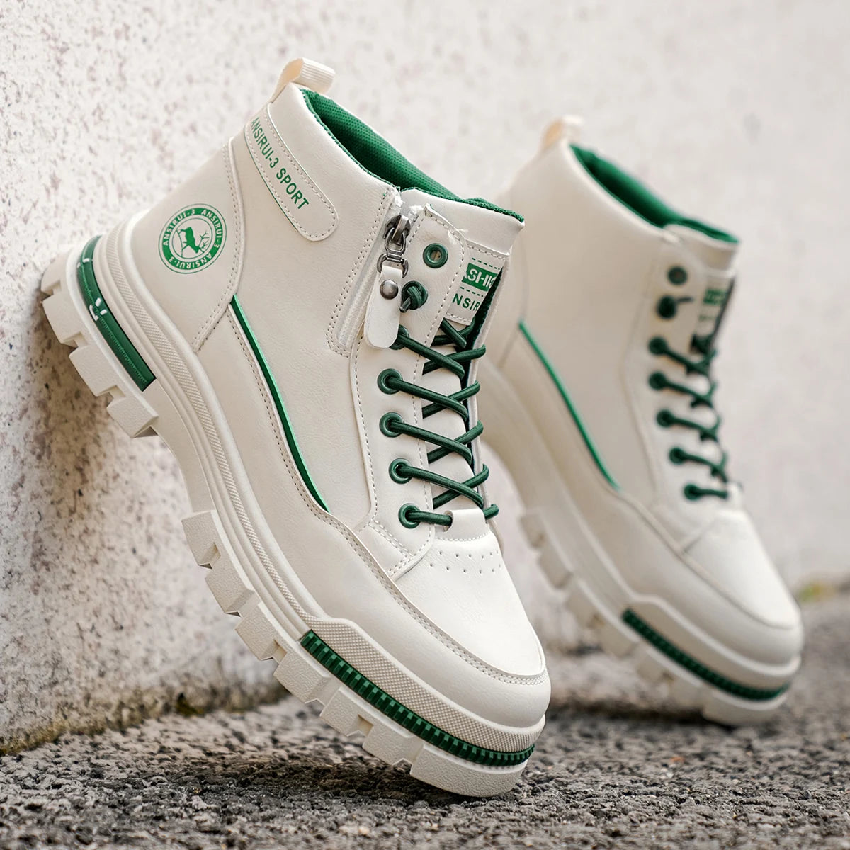 Men's Denim High Top Boots For Casual Everyday Wear