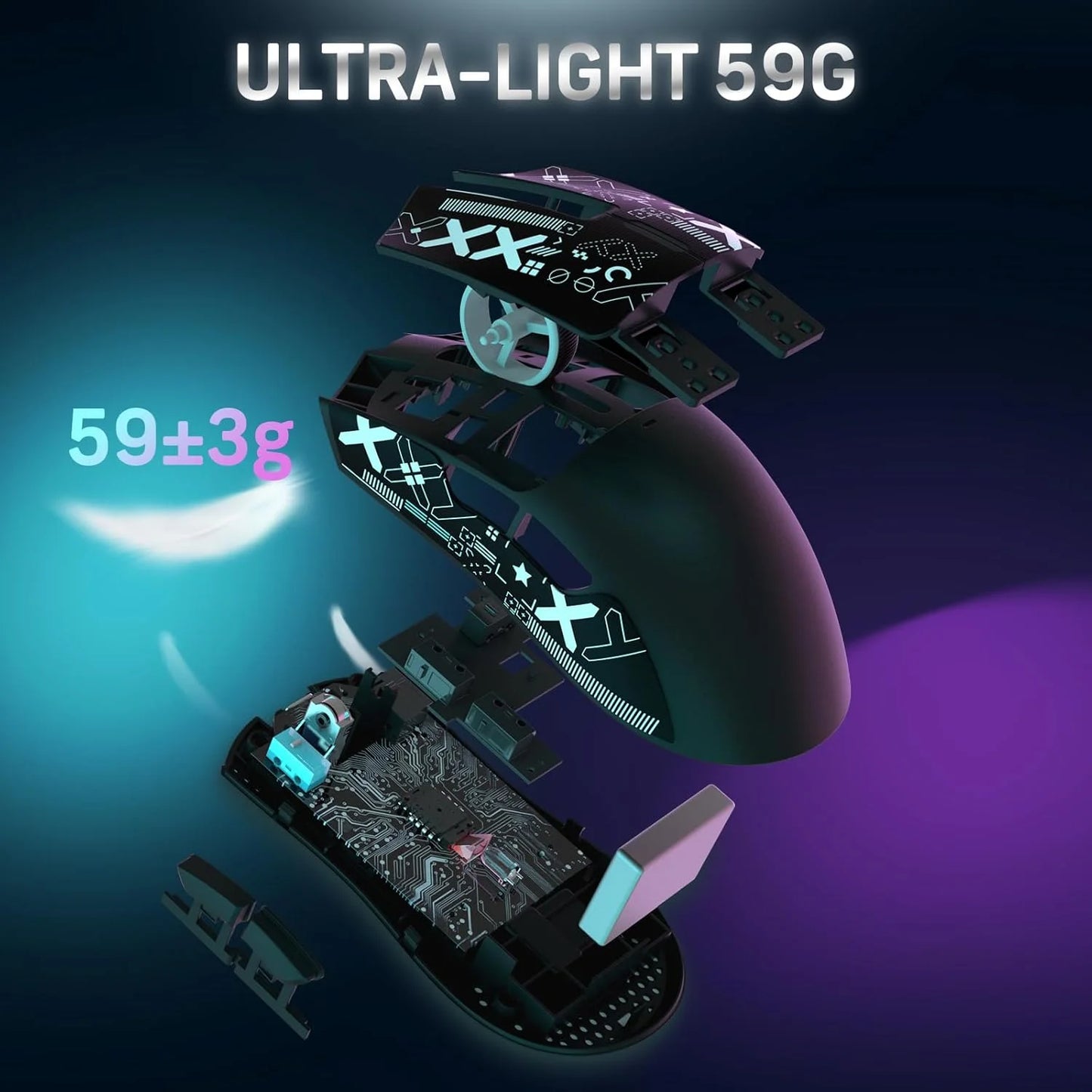 Attack Shark X11 Wireless Gaming Mouse Tri Mode 22K DPI