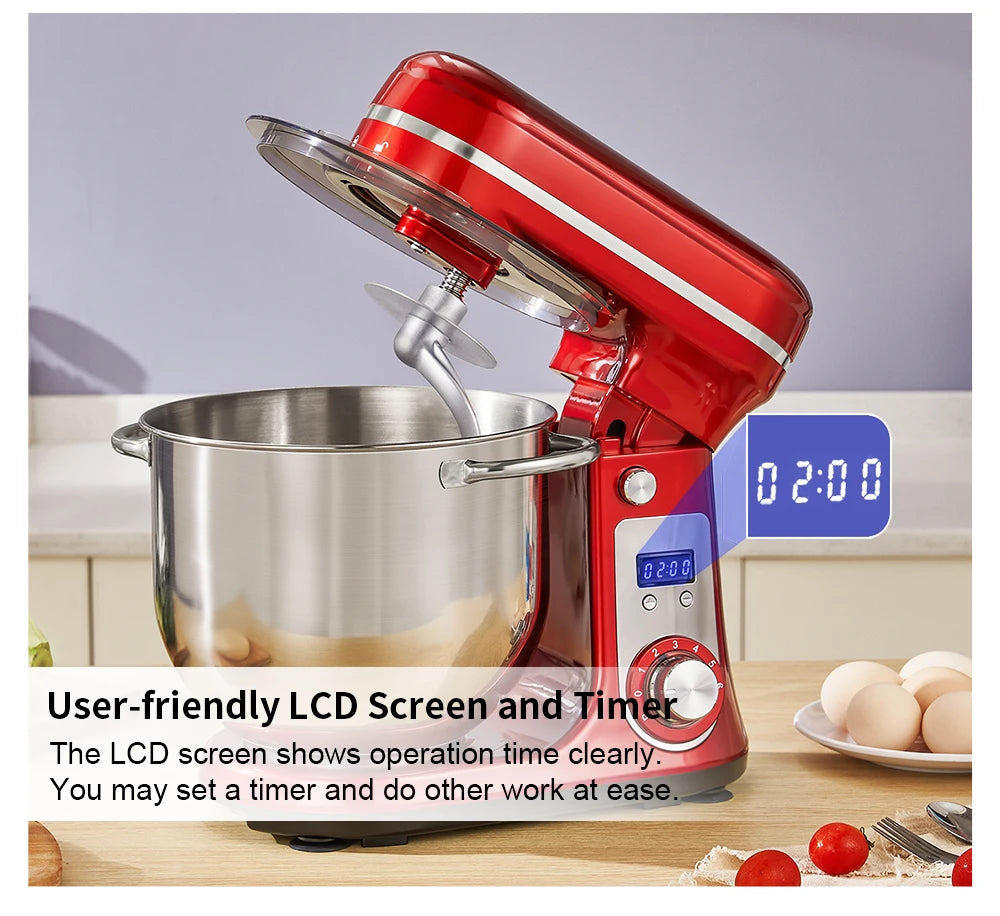 Biolomix Kitchen Stand Mixer Blender With 6 Speed 1200W