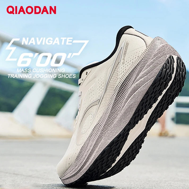 QIAODAN LH600 Womens Shock Absorbing Running Shoes With Soft Sole