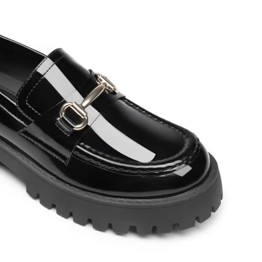Dream Pairs Womens Loafers Platform Penny Slip On Arch Support