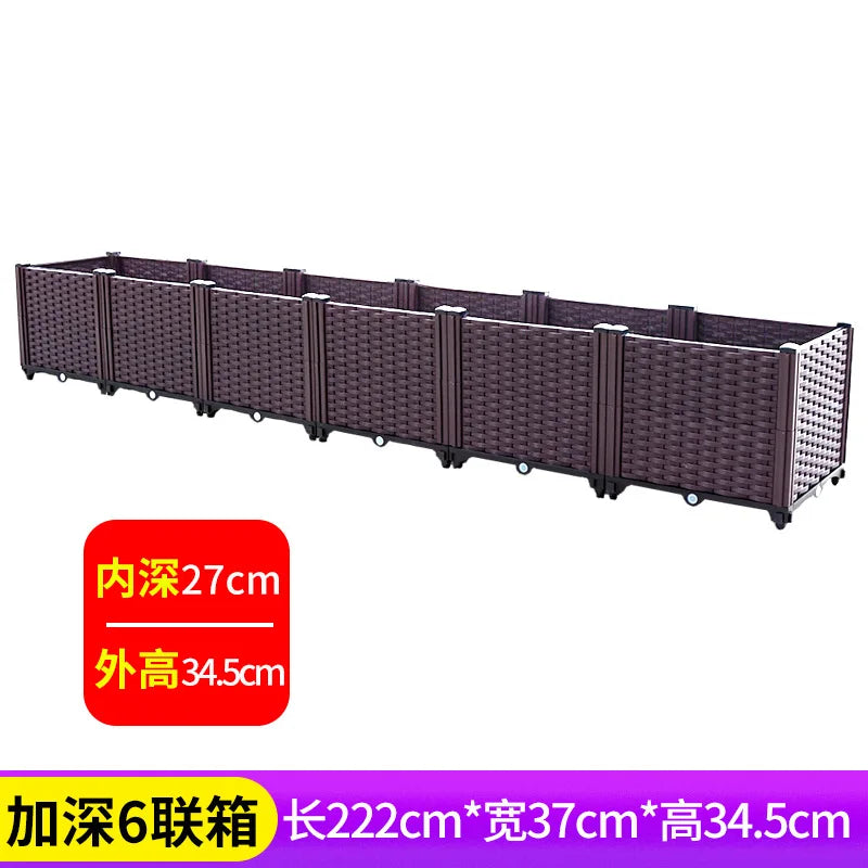 Plastic Balcony Planter Trough for Outdoor Garden Wholesale