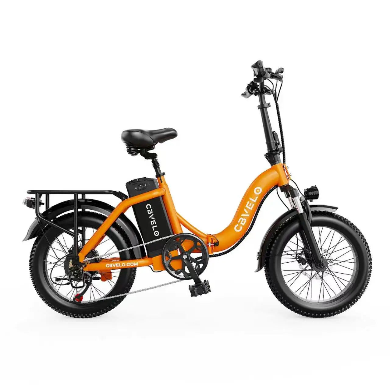 Cybervelo Foldable 1000w Peak Electric Bike With Fat Tires
