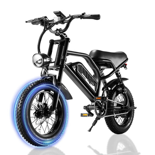 AVDLEU Mountain Electric Bike With 16 Inch Fat Tire