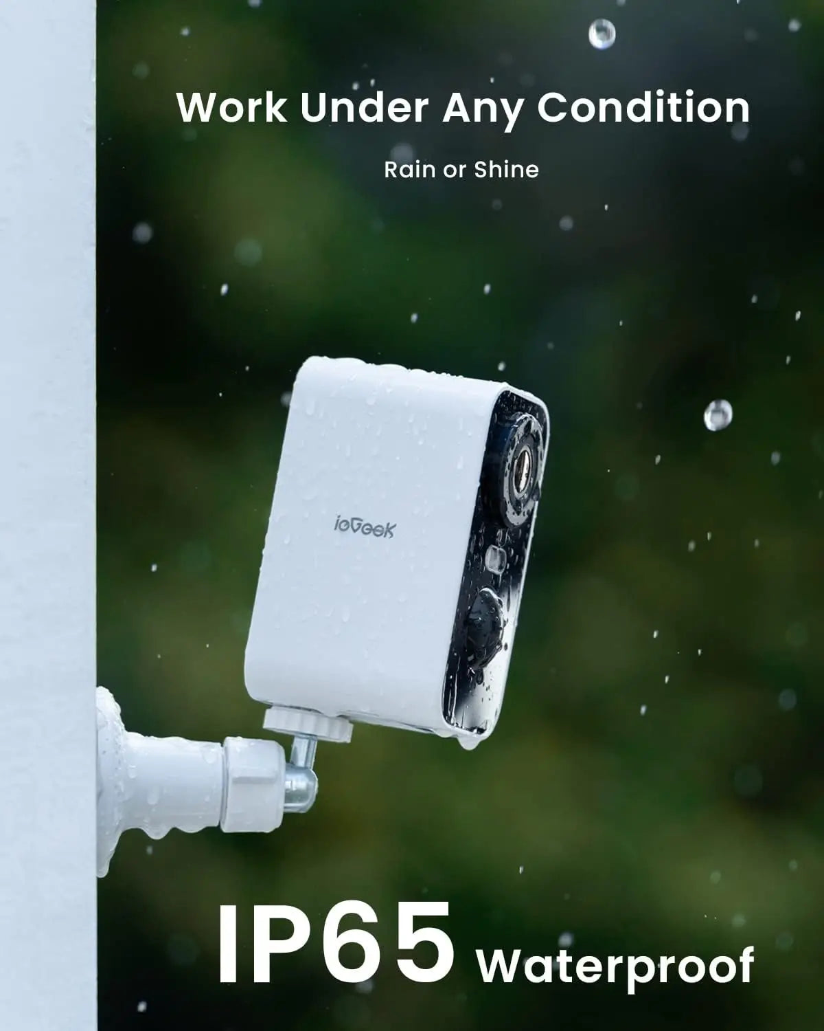 IEGEEK 2K Wireless Security Camera Outdoor Night Vision