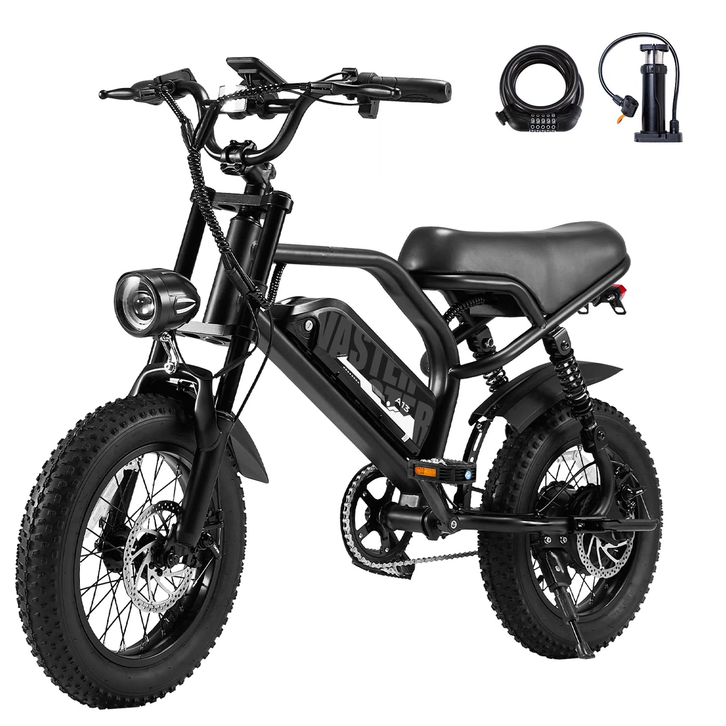 AVDLEU Mountain Electric Bike With 16 Inch Fat Tire